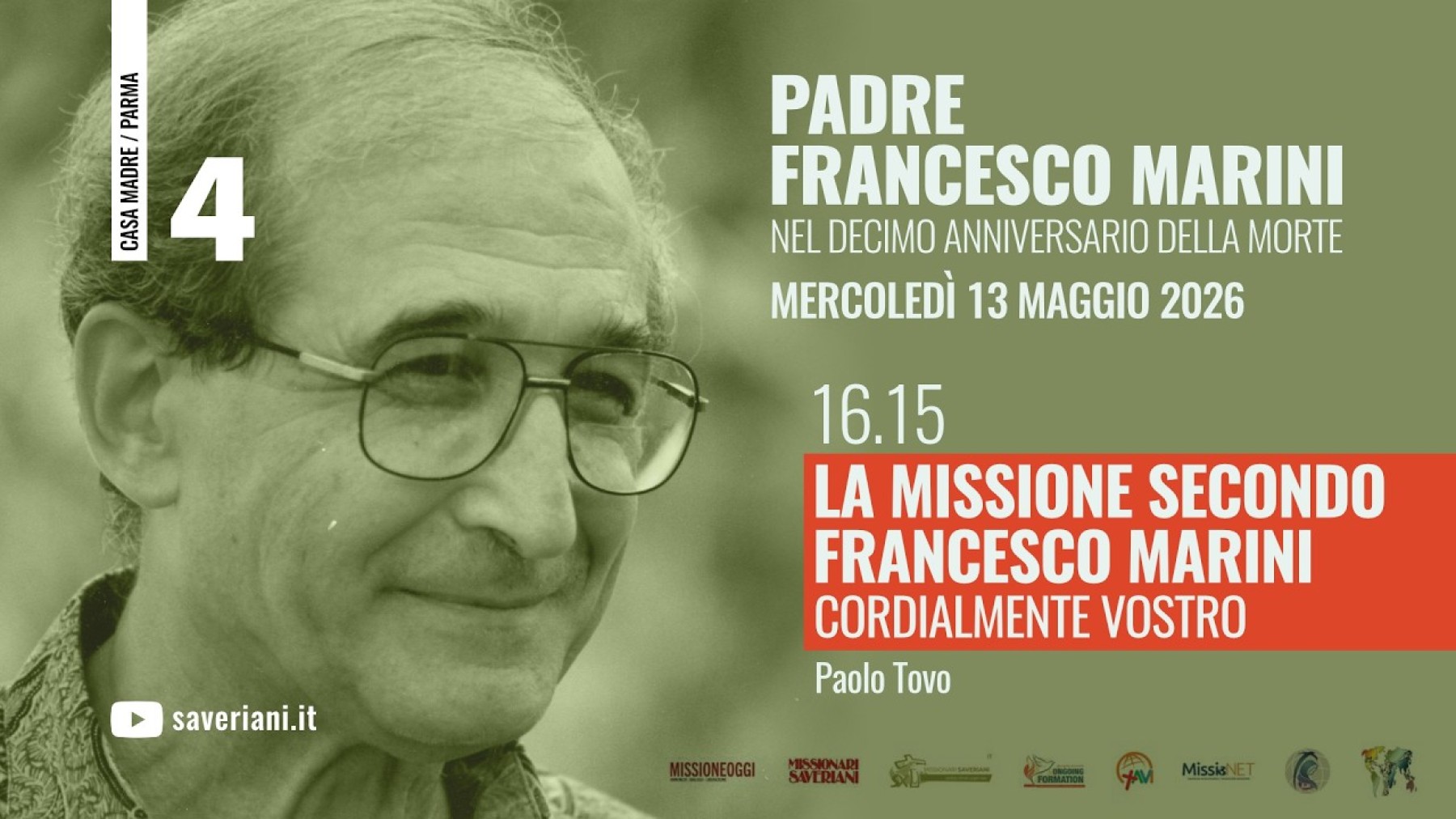 DIRETTA | La Missione secondo Francesco Marini - Cordialmente Vostro | Paolo Tovo