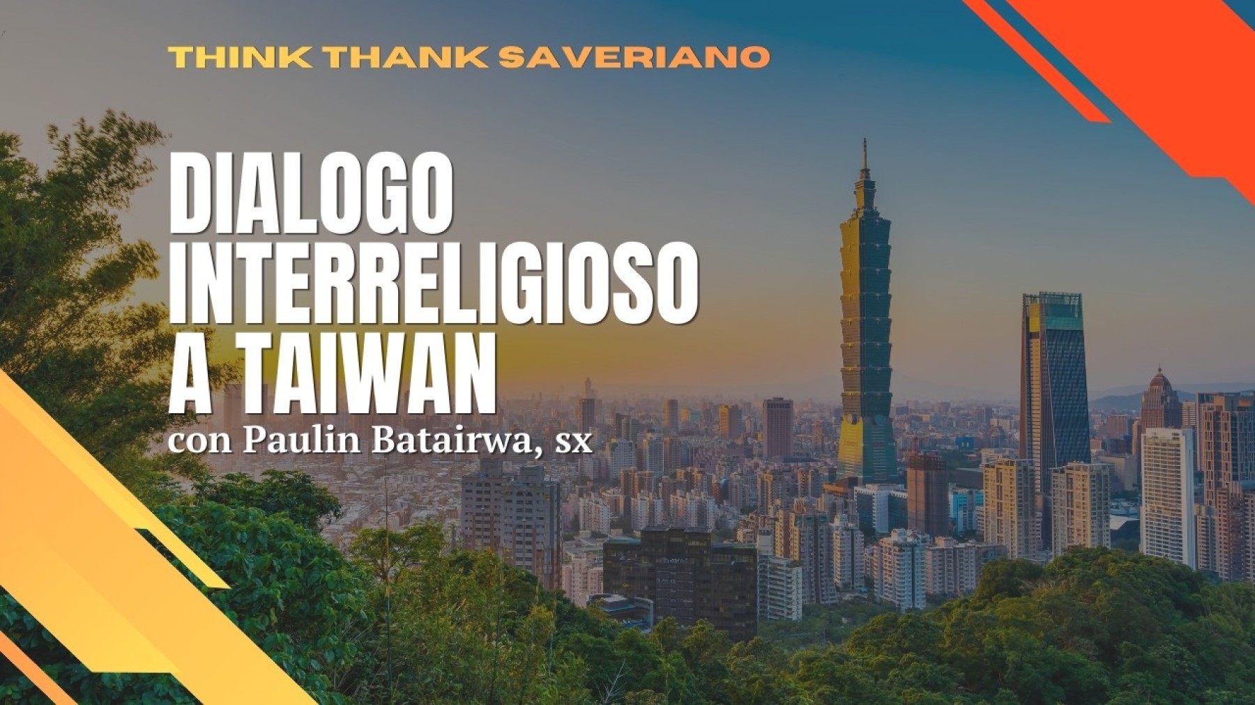 Dialogo Interreligioso a Taiwan con Paulin Batairwa, SX