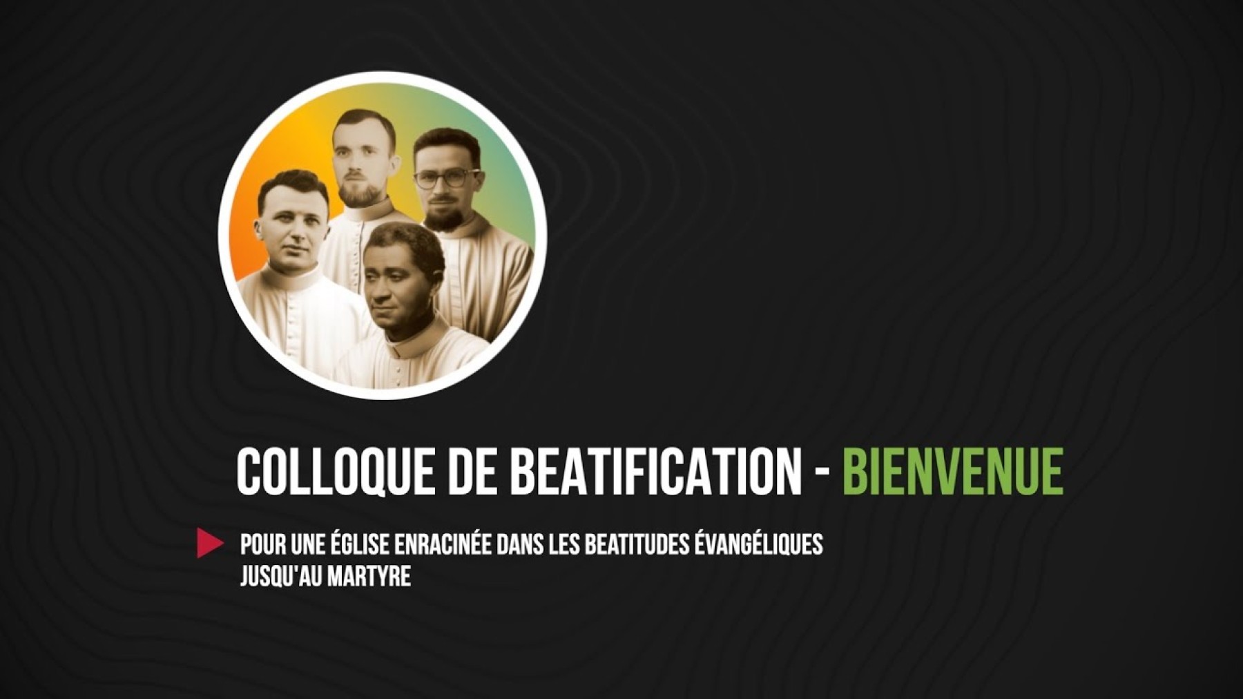 Mot de Bienvenue