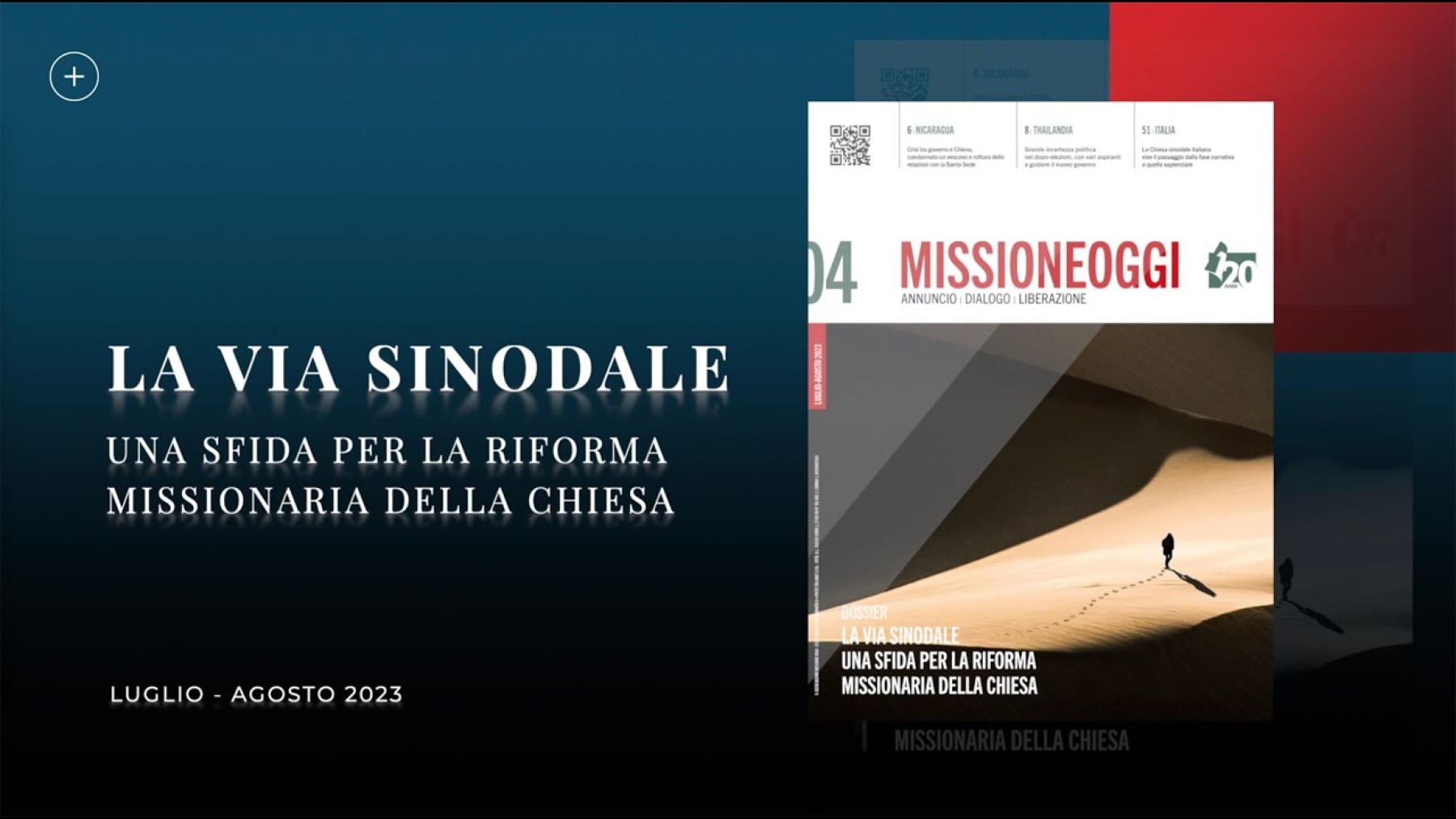 La via sinodale / Una sfida per la riforma missionaria della Chiesa