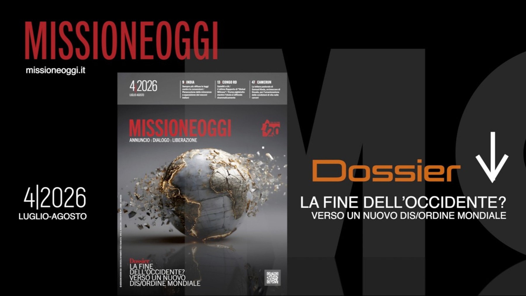 La fine dell&rsquo;Occidente? Verso un nuovo dis/ordine mondiale