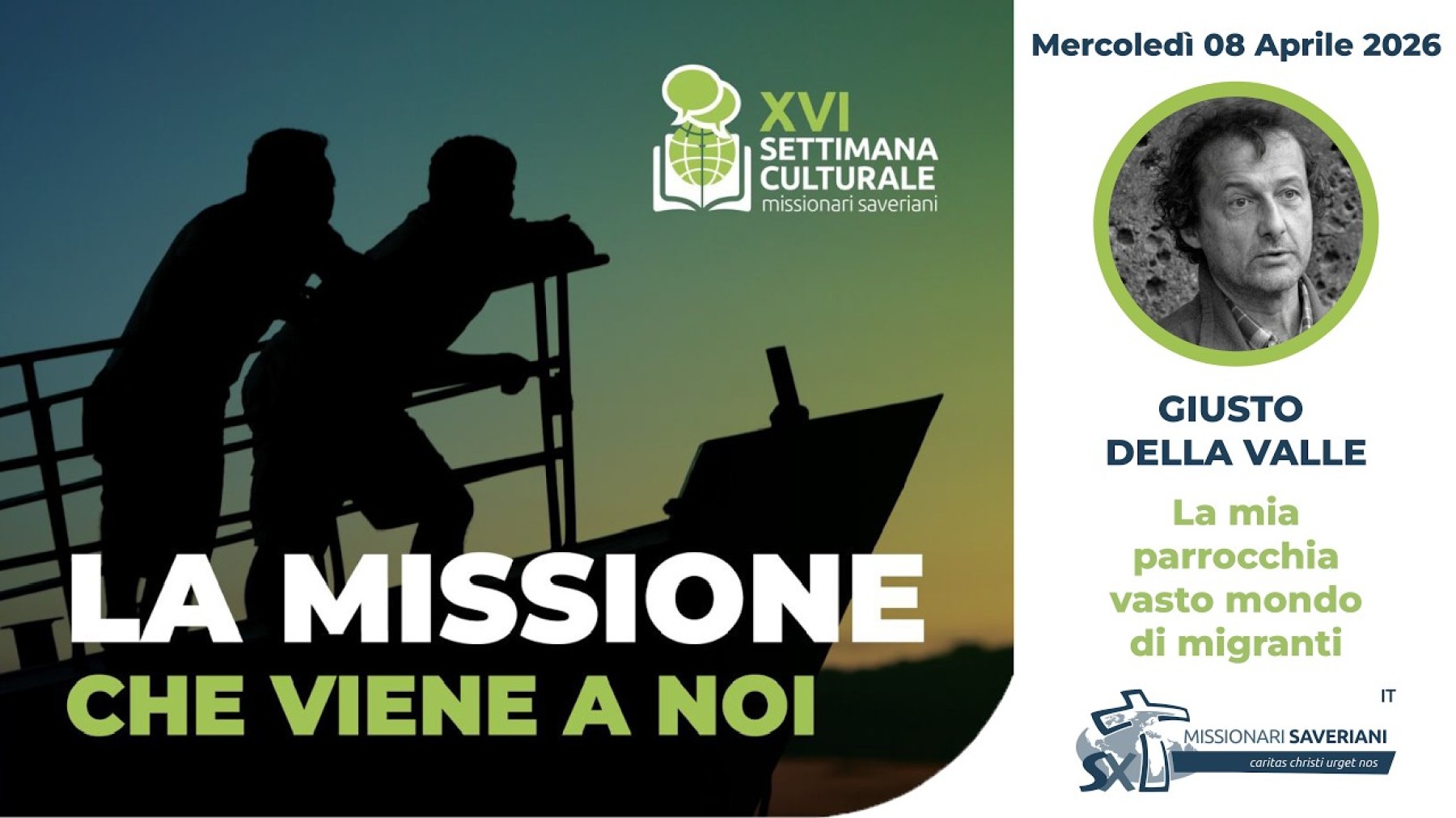 Don Giusto Della Valle | La mia parrocchia vasto mondo di migranti (XVI Settimana Culturale)