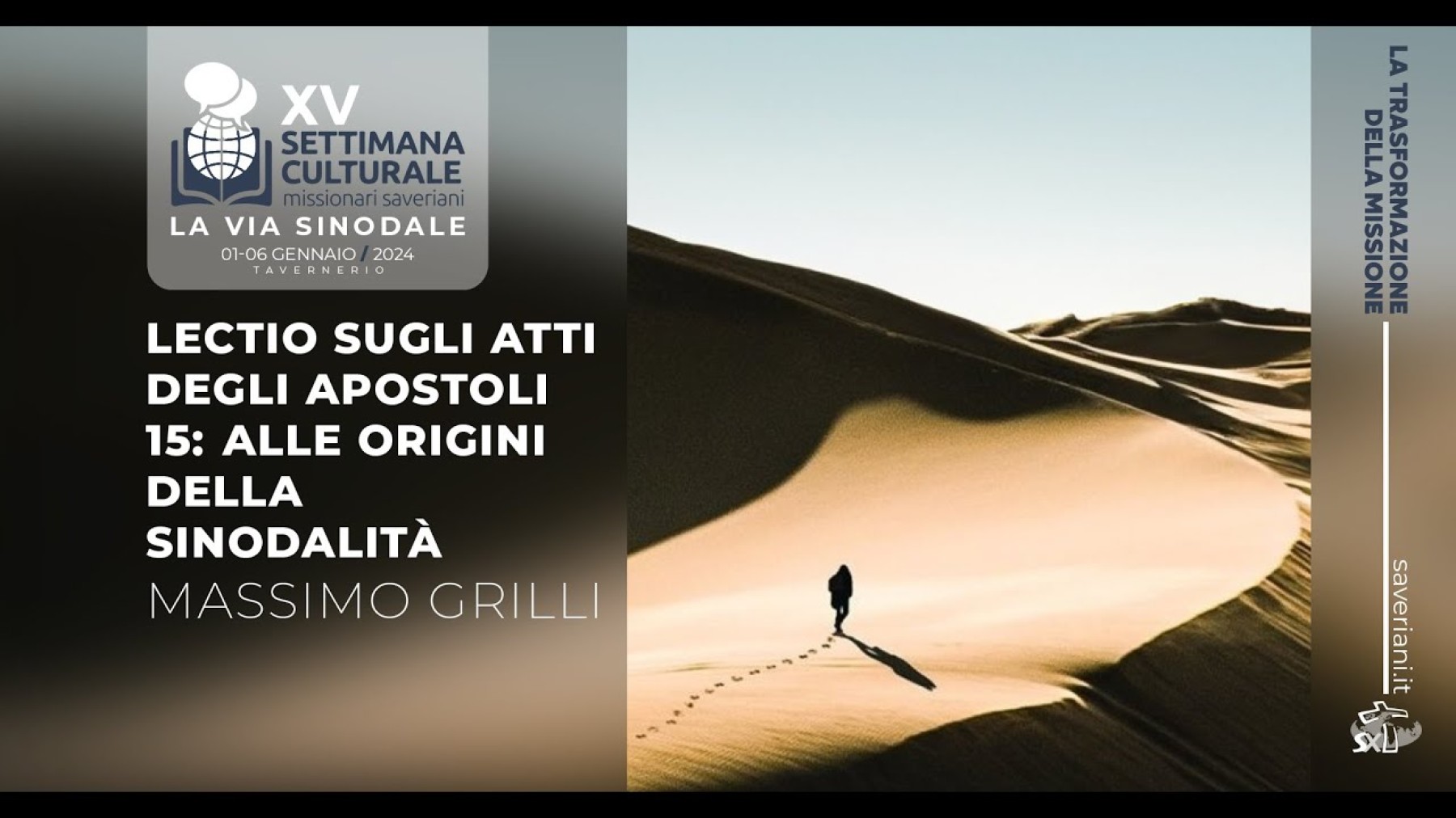 Lectio su Atti 15: Alle Origini della Sinodalit&agrave; - Massimo Grilli