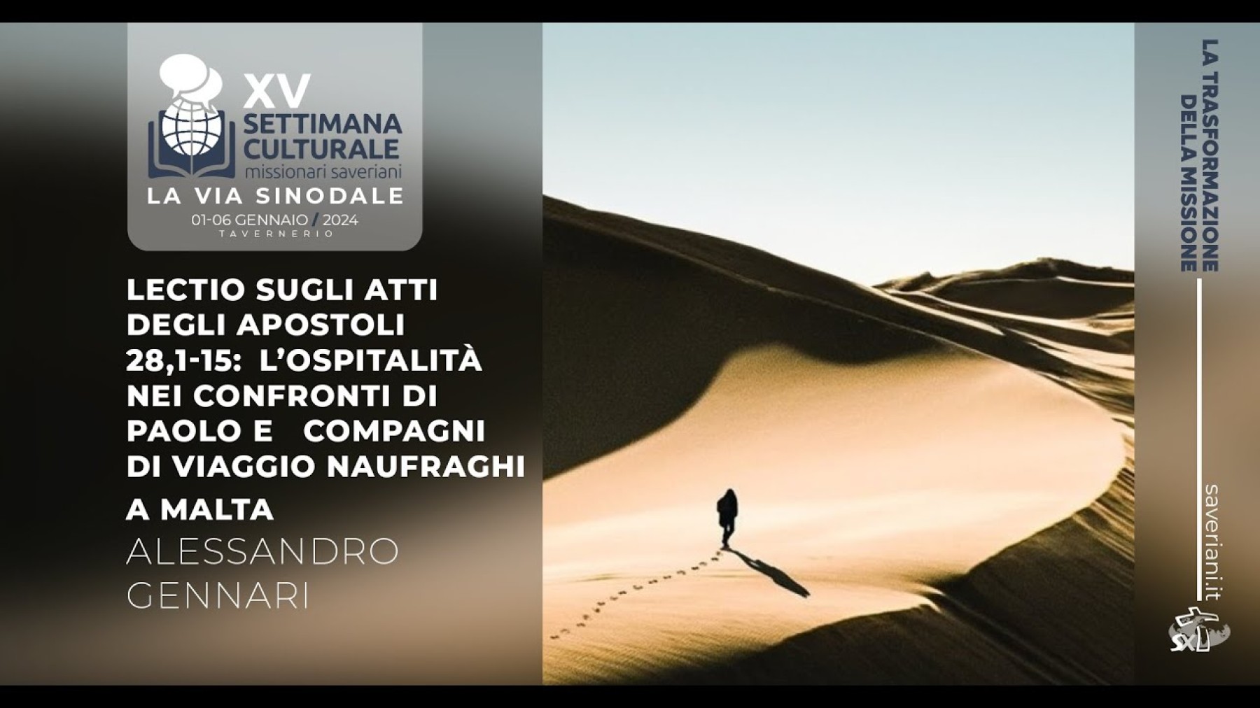 Lectio su Atti 28: L'Ospitalit&agrave; nei Confronti di Paolo e Compagni Naufraghi a Malta